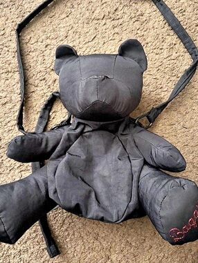BAGGU Bear Backpack Black